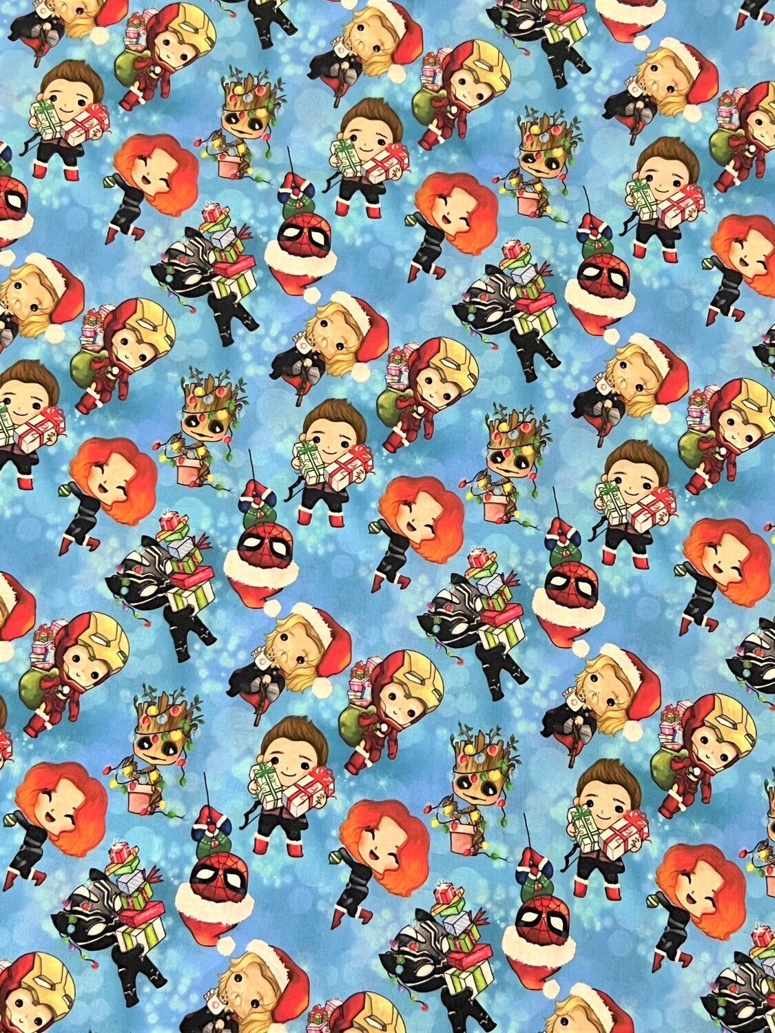 Christmas Superheroes | Custom Cotton Woven | 145cm wide