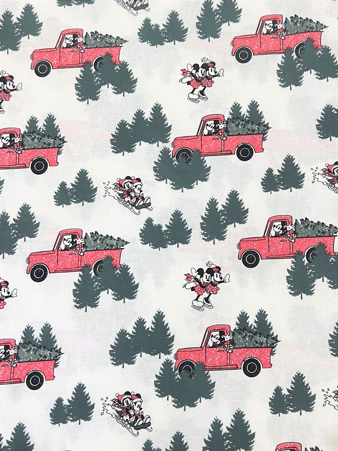 Classic Mickey&#39;s Christmas | Licensed Quilting Cotton | 112cm wide