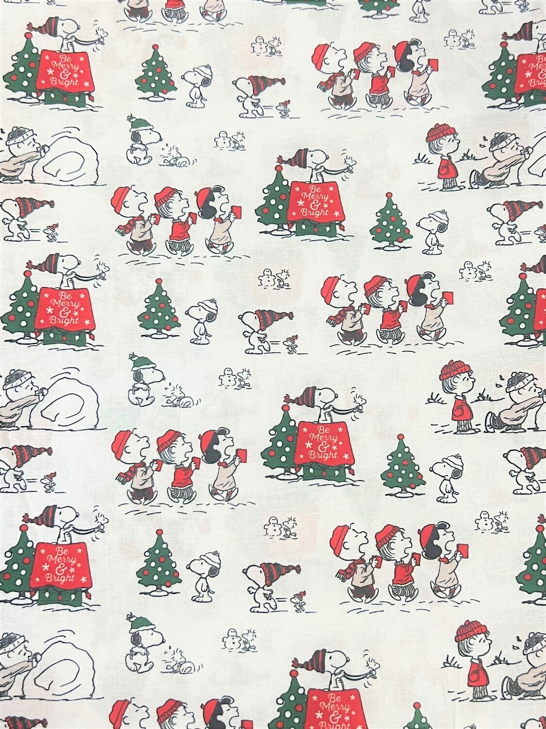 Christmas, Snoopy Crew | Licensed Quilting Cotton | 112cm wide - 0.85m Piece