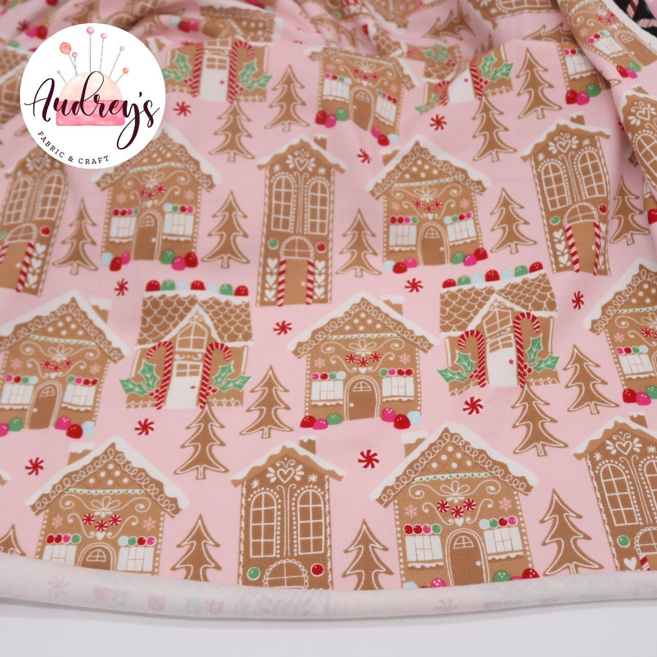 Pink Gingerbread | Cotton Lycra, 220gsm | 160cm Wide - 0.65m Piece