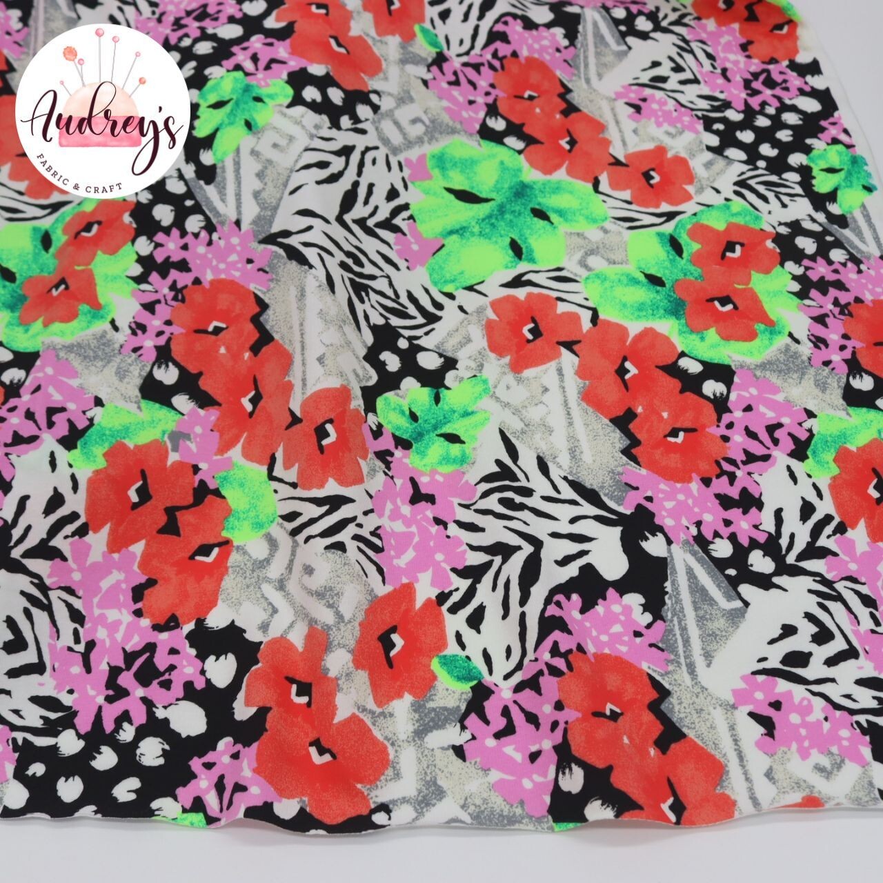 Animal Frenzy | Cotton Lycra, 180gsm | 150cm Wide