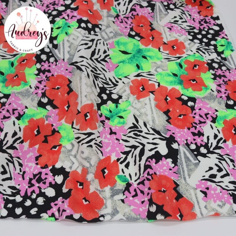 Animal Frenzy | Cotton Lycra, 180gsm | 150cm Wide