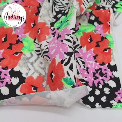 Animal Frenzy | Cotton Lycra, 180gsm | 150cm Wide