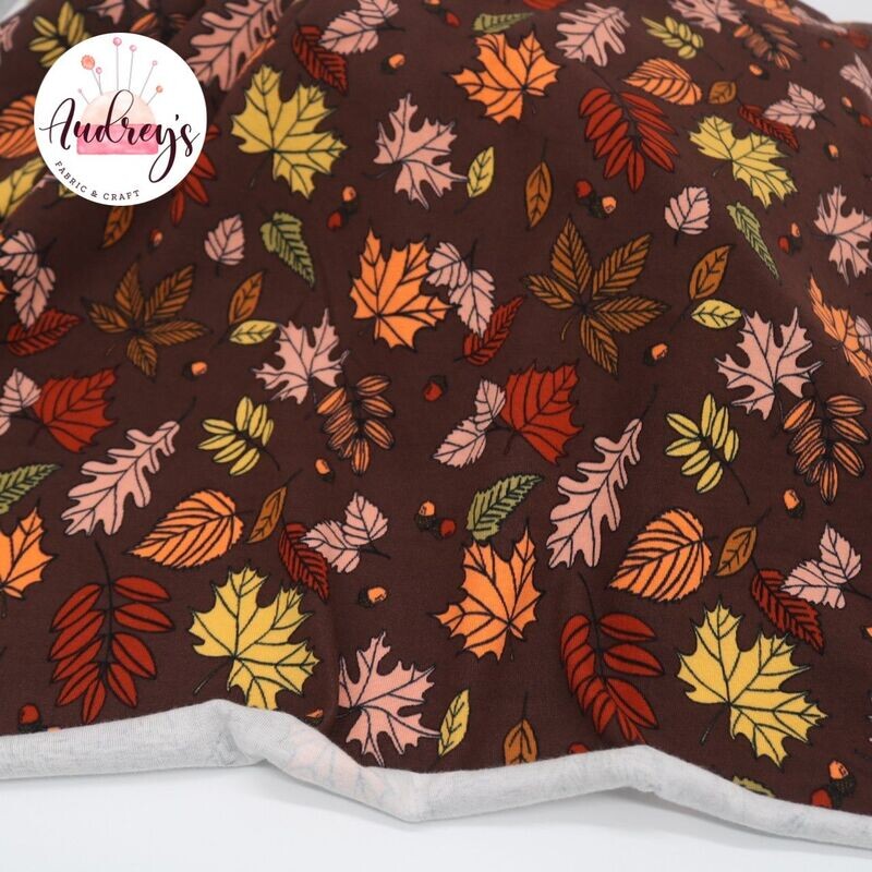 Leaves | Cotton Lycra, 240gsm | 155cm Wide