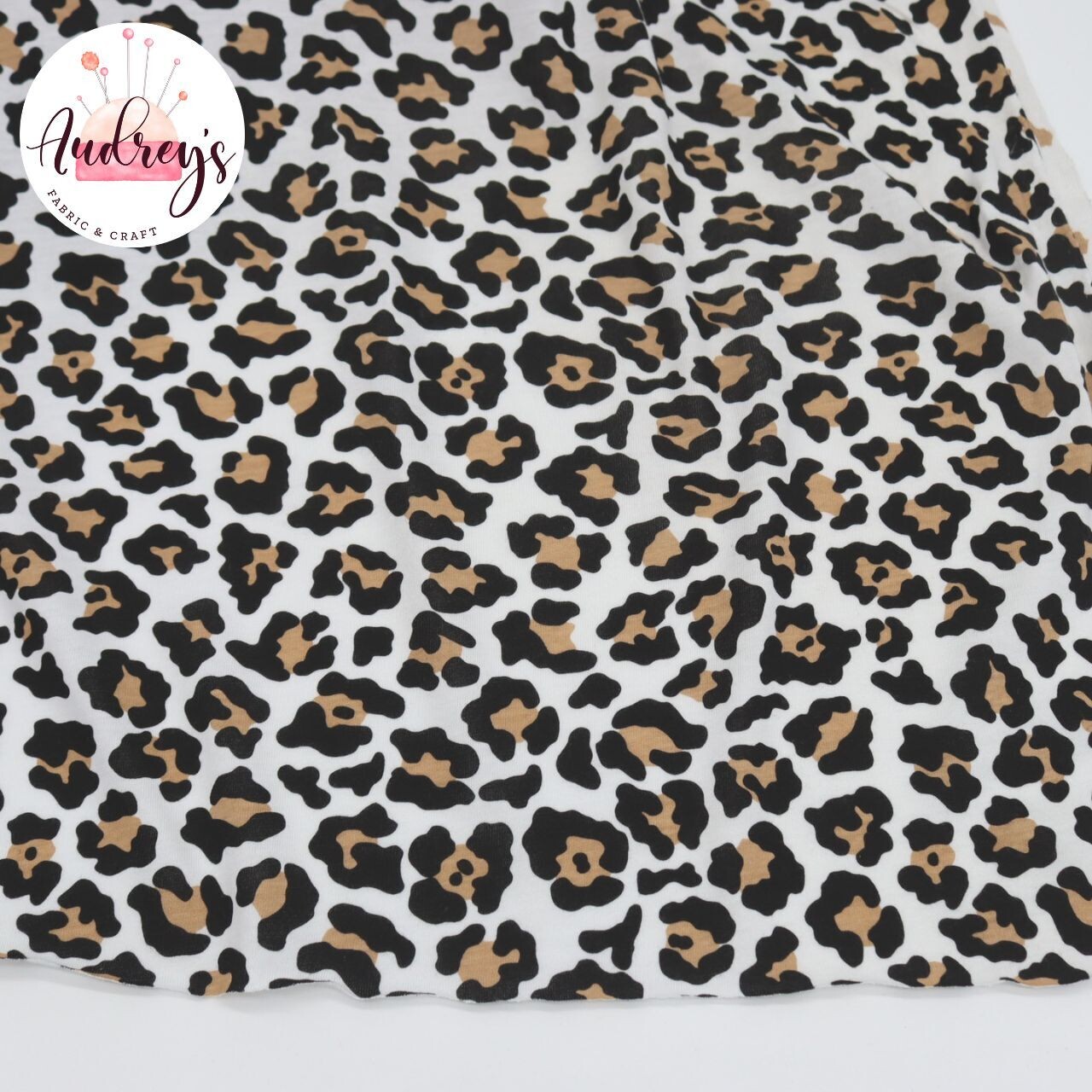 Leopard | Cotton Jersey, 170gsm | 170cm Wide - 0.5m Piece