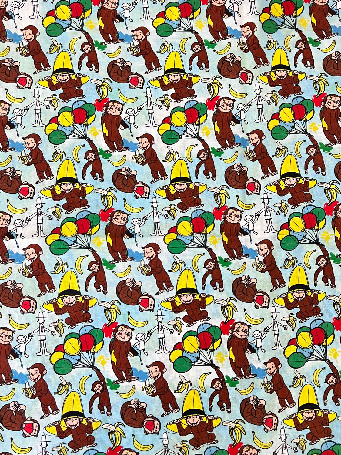 Curious George | Custom Quilting Cotton | 145cm wide - 0.85m Piece