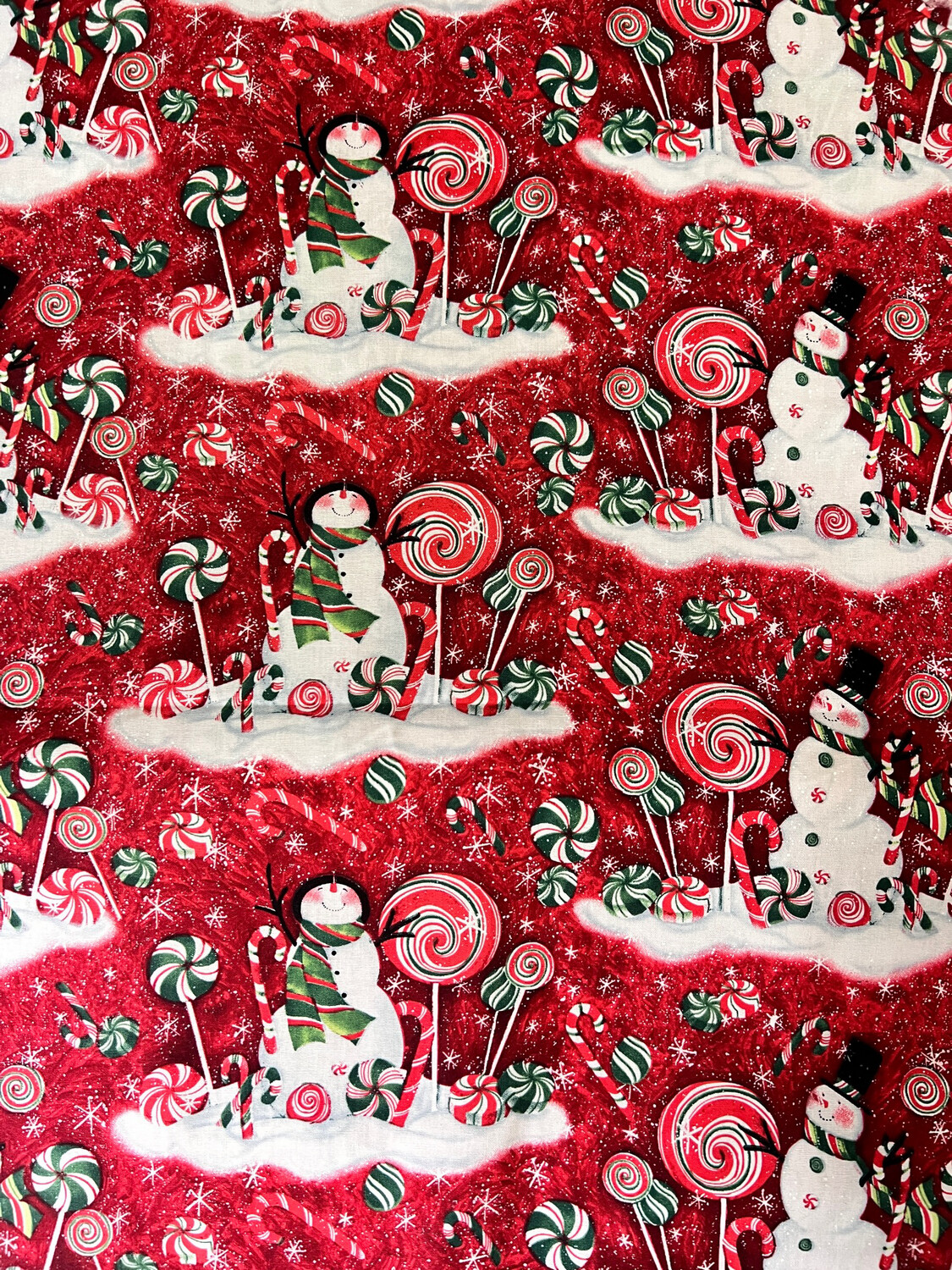 Dancing Snowman | Quilting Cotton | 112cm Wide - Final Pieces