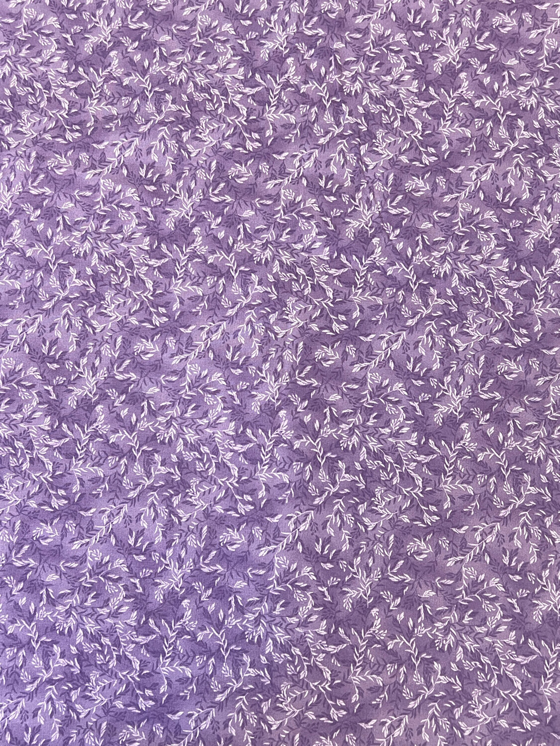 Violet, Vines | Extra-Wide Quilt Backing Quilting Cotton | 270cm wide - 0.65m Piece