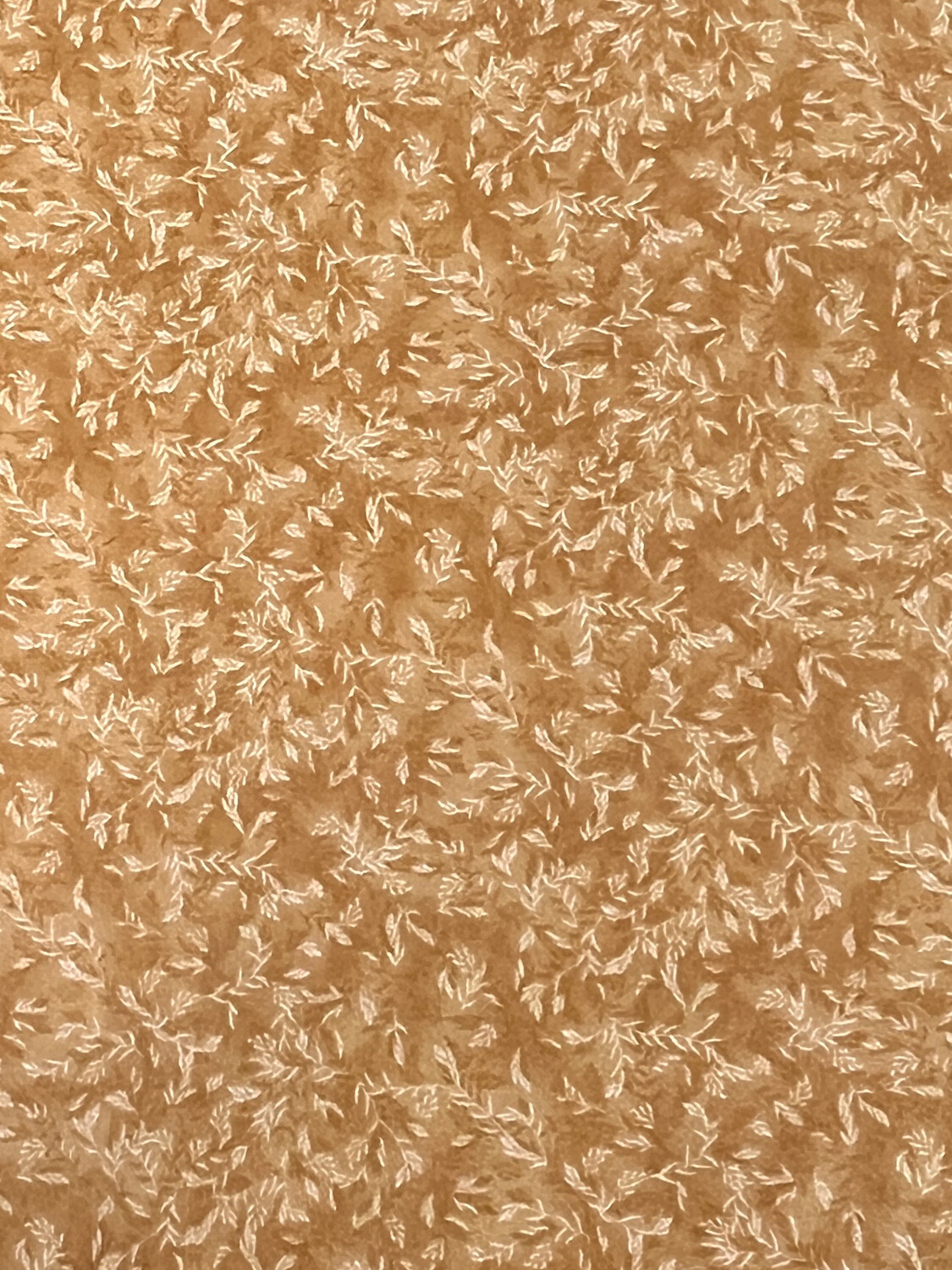 Mustard, Vines | Extra-Wide Quilt Backing Quilting Cotton | 270cm wide