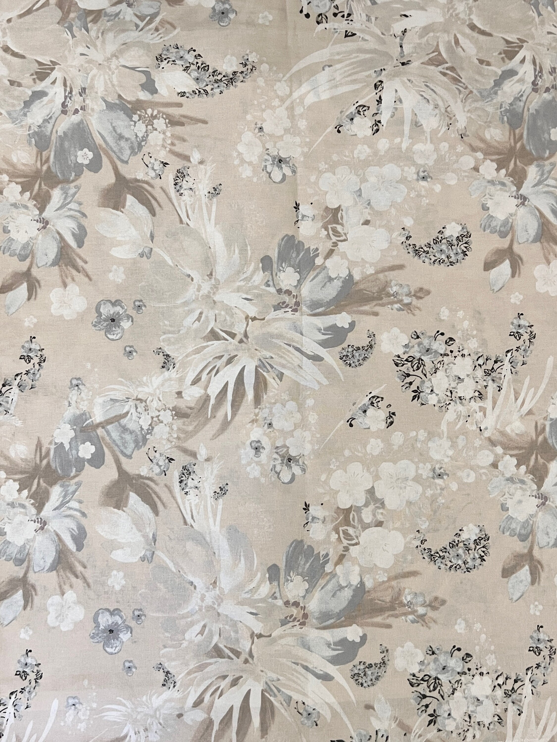 Watercolour Floral | Extra-Wide Quilt Backing Quilting Cotton | 270cm wide - 1.5m Piece