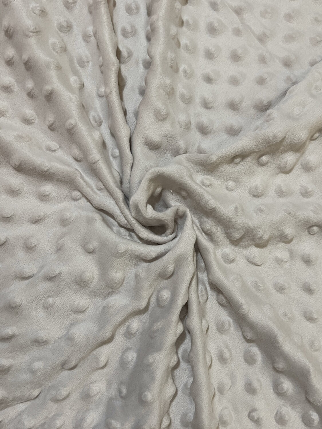 Light Grey | Extra-Wide Premium Minky Dot Fabric | 225cm Wide