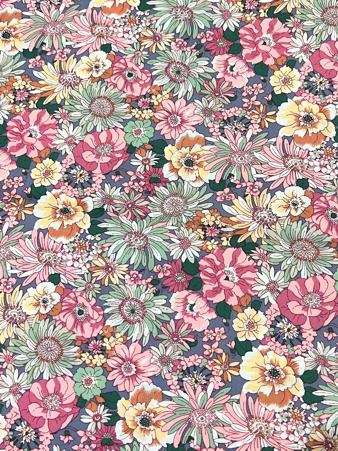 Penelope, Navy | Cotton Poplin | 145cm Wide - 1.5m PIece