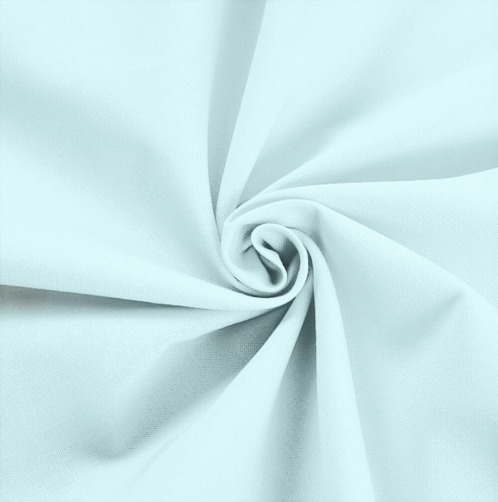 Ice Blue | Lightweight Quilting Cotton Solids (Homespun) | 112cm Wide - 1.6m Piece