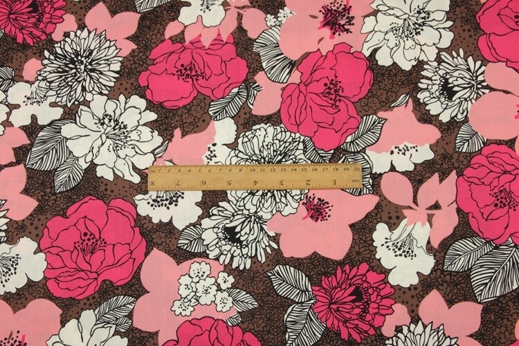 Mocha Rouge | Vera Bradley Quilting Cotton | 145cm wide