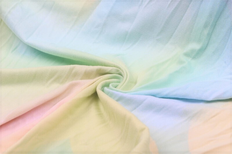Tie-dye Rainbow | Double Brushed Poly Jersey, 180gsm | 165cm Wide