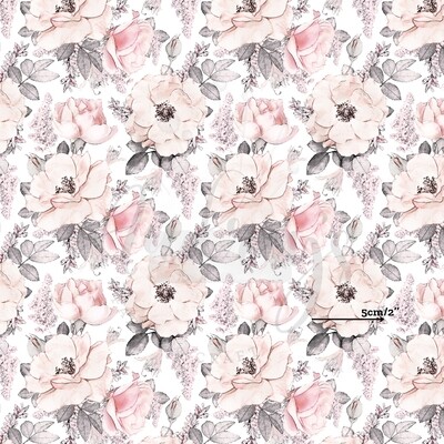 Madelyn, White | Digital Print Cotton Woven | 145cm wide