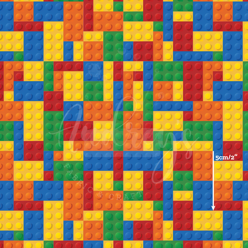 Bricks, Classic | Digital-Print Cotton Woven | 145cm wide