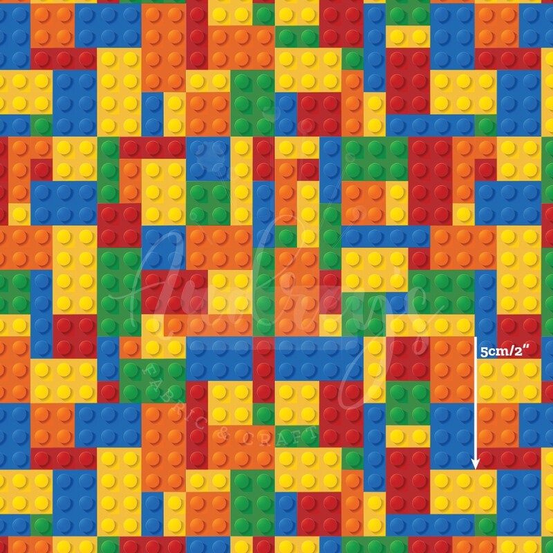 Bricks, Classic | Digital-Print Cotton Woven | 145cm wide