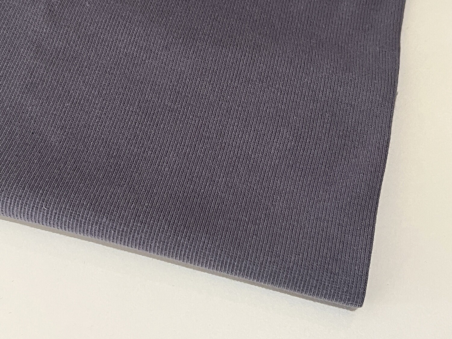 Graphite | Lightweight 2x2 Ribbing | 114cm Wide