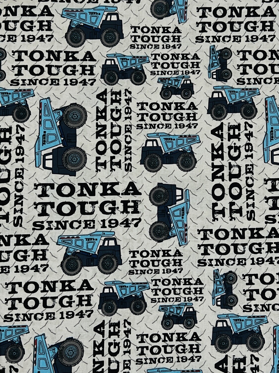 Tonka Tough | Licensed Quilting Cotton | 112cm Wide - 0.6m Piece