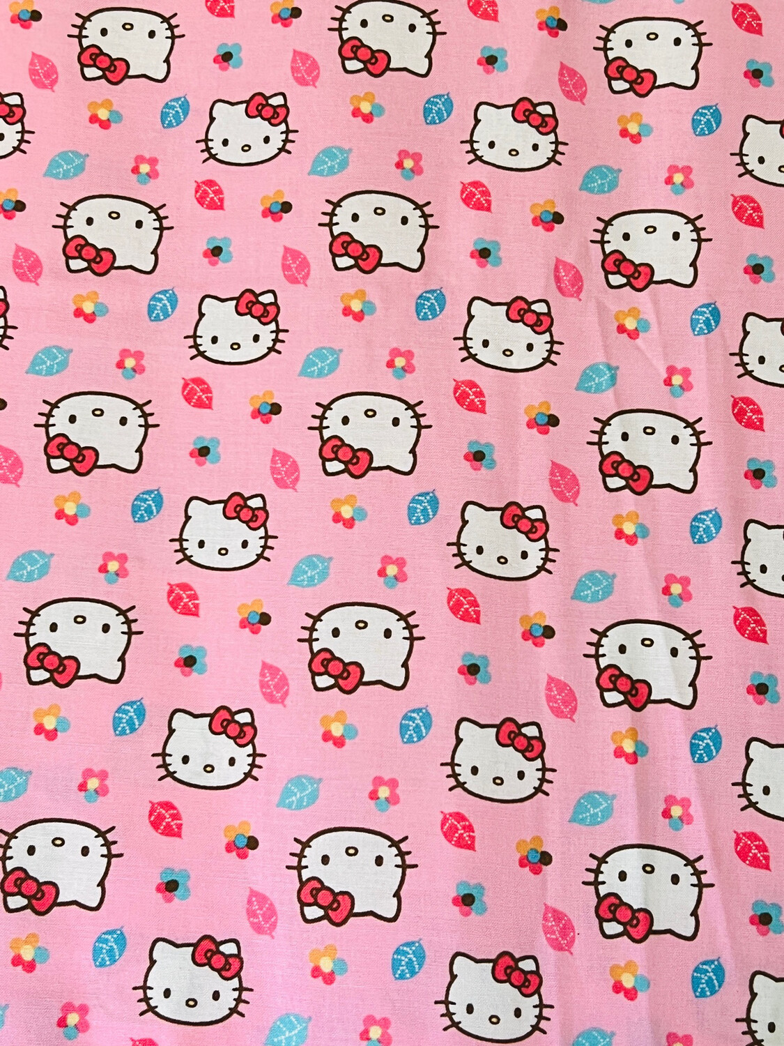 Hello Kitty Pink | Licensed Quilting Cotton | 112cm wide