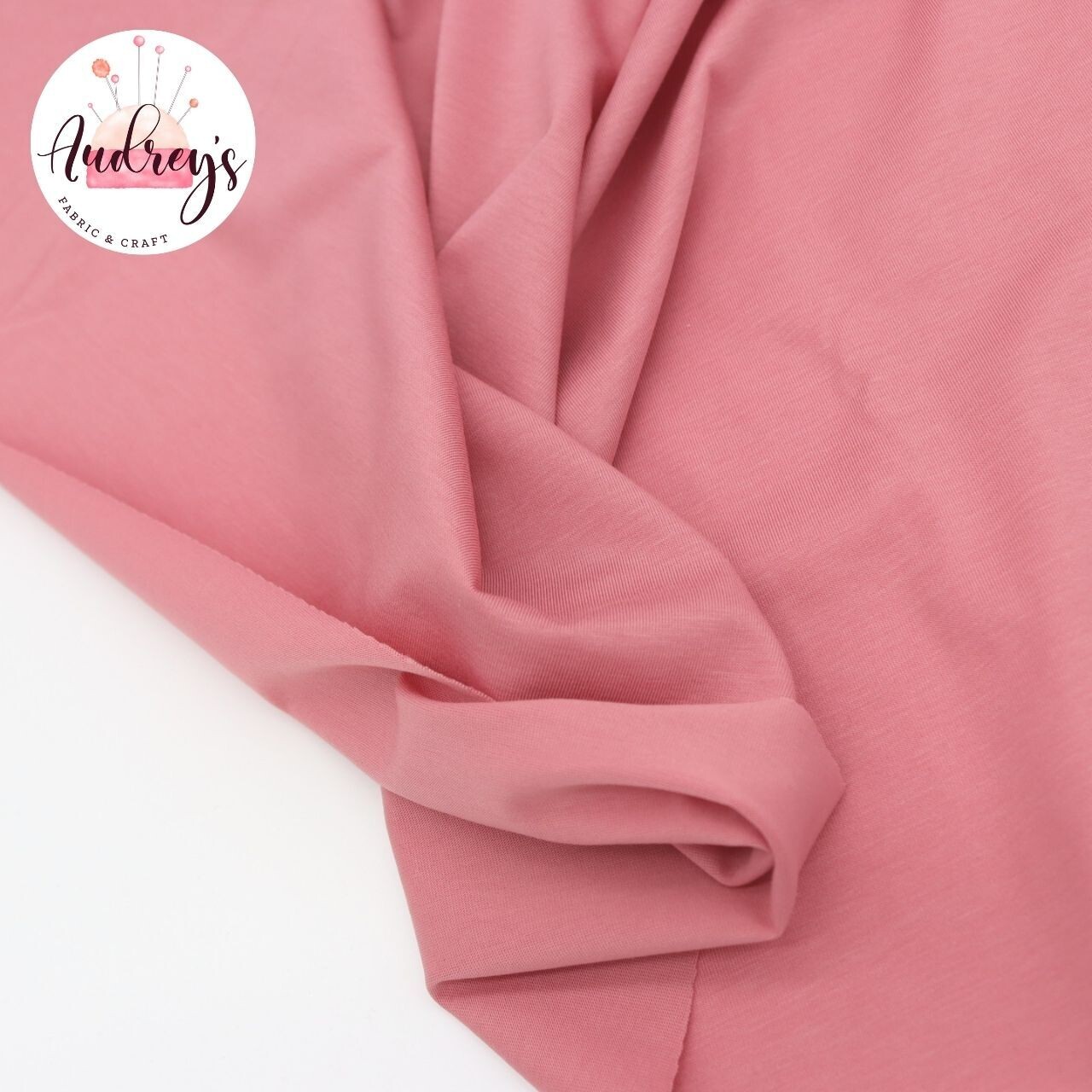 Rose | Sports Performance Athletic Wicking Jersey with Cotton Outer | 180cm Wide