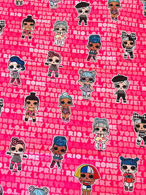 LOL Surprise Travel | Licensed Quilting Cotton | 112cm wide