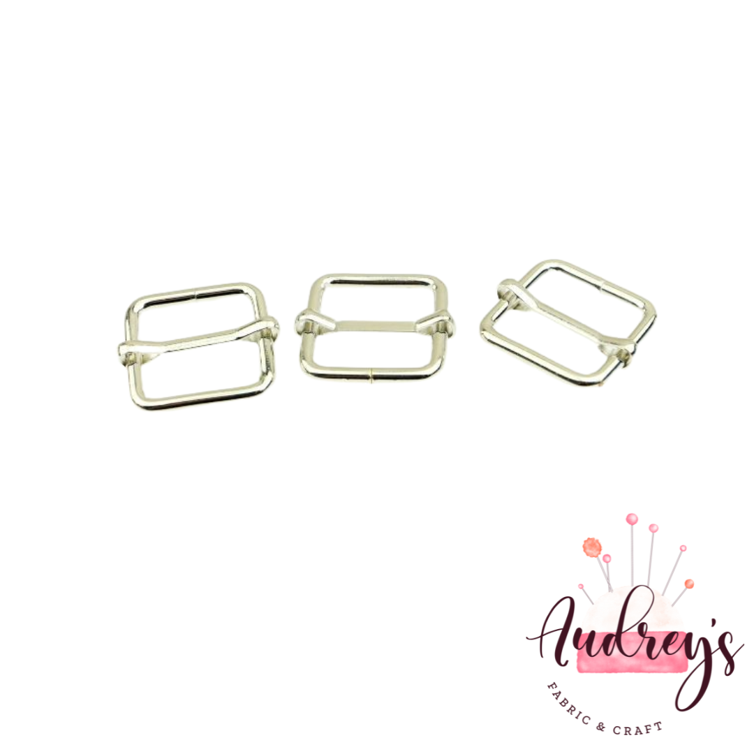 Silver | Square 25mm (1&#39;&#39;)  Tri-Slider