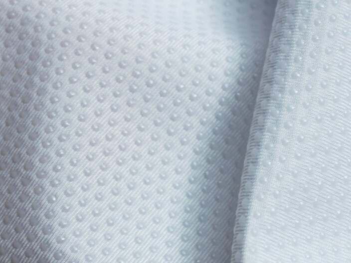 White | Non-Slip Fabric with Grip | 150cm wide