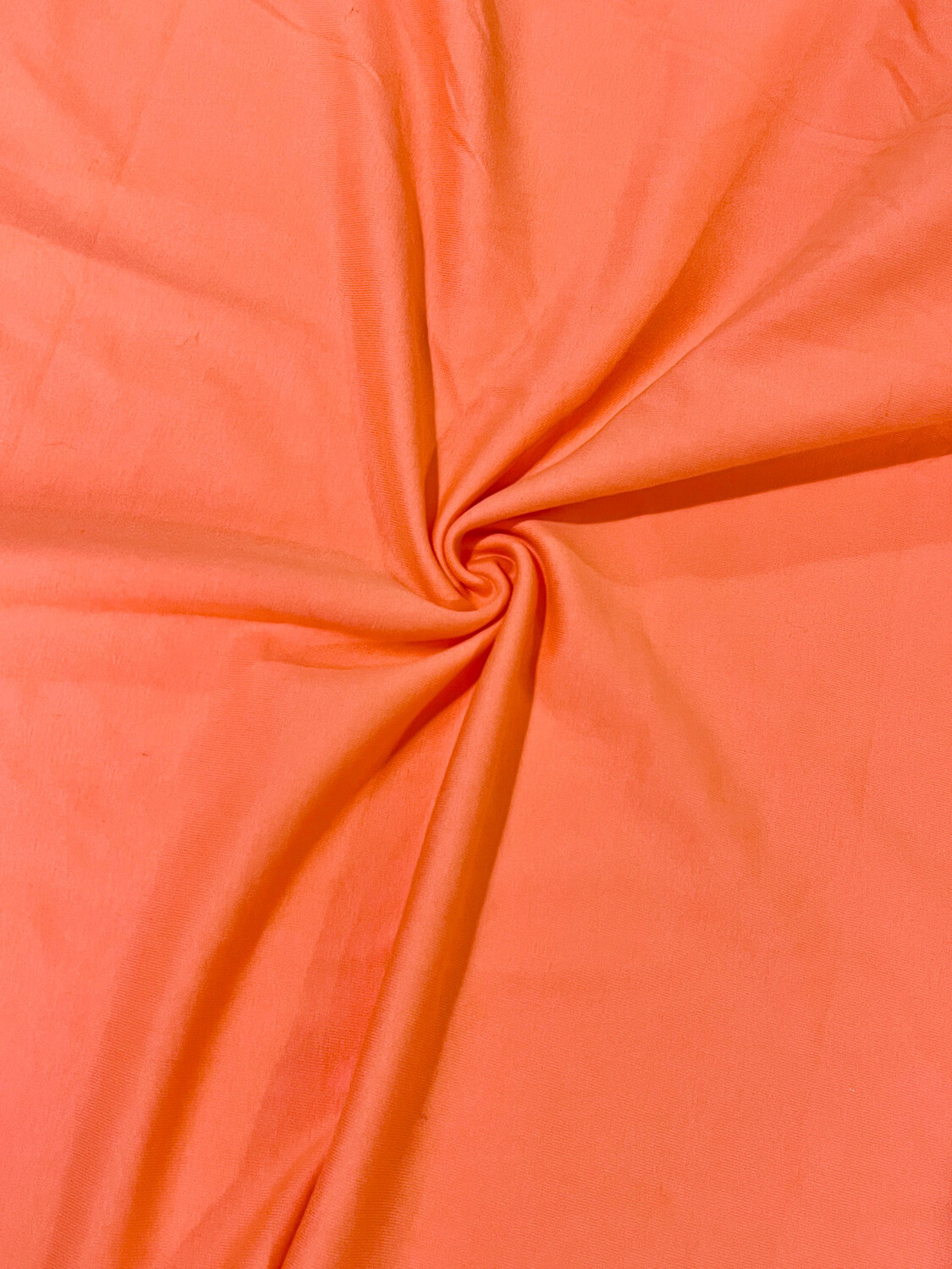 Apricot Orange | Cotton Jersey Interlock Solid, 300gsm | 150cm Wide