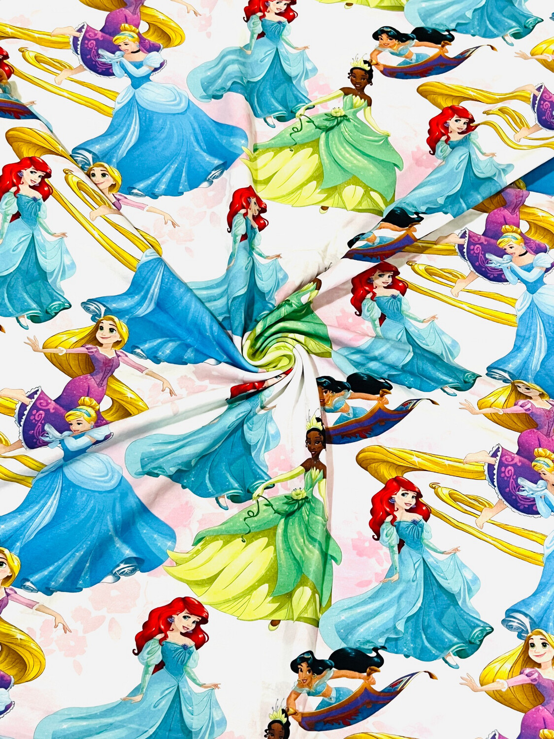 Princess Dresses | Licensed Cotton Lycra, 240gsm | 160cm Wide