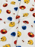 Sesame Friends, Toss | Licensed Cotton Lycra, 180gsm | 180cm Wide