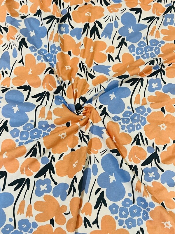 Blooming Beautiful | Cotton Jersey, 190gsm | 158cm Wide