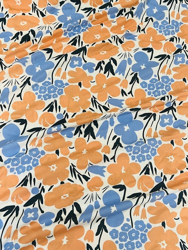 Blooming Beautiful | Cotton Jersey, 190gsm | 158cm Wide
