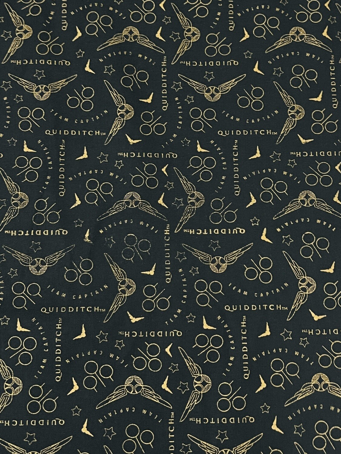 Harry Potter, Quidditch | Licensed Quilting Cotton | 112cm Wide - 1.15m Piece