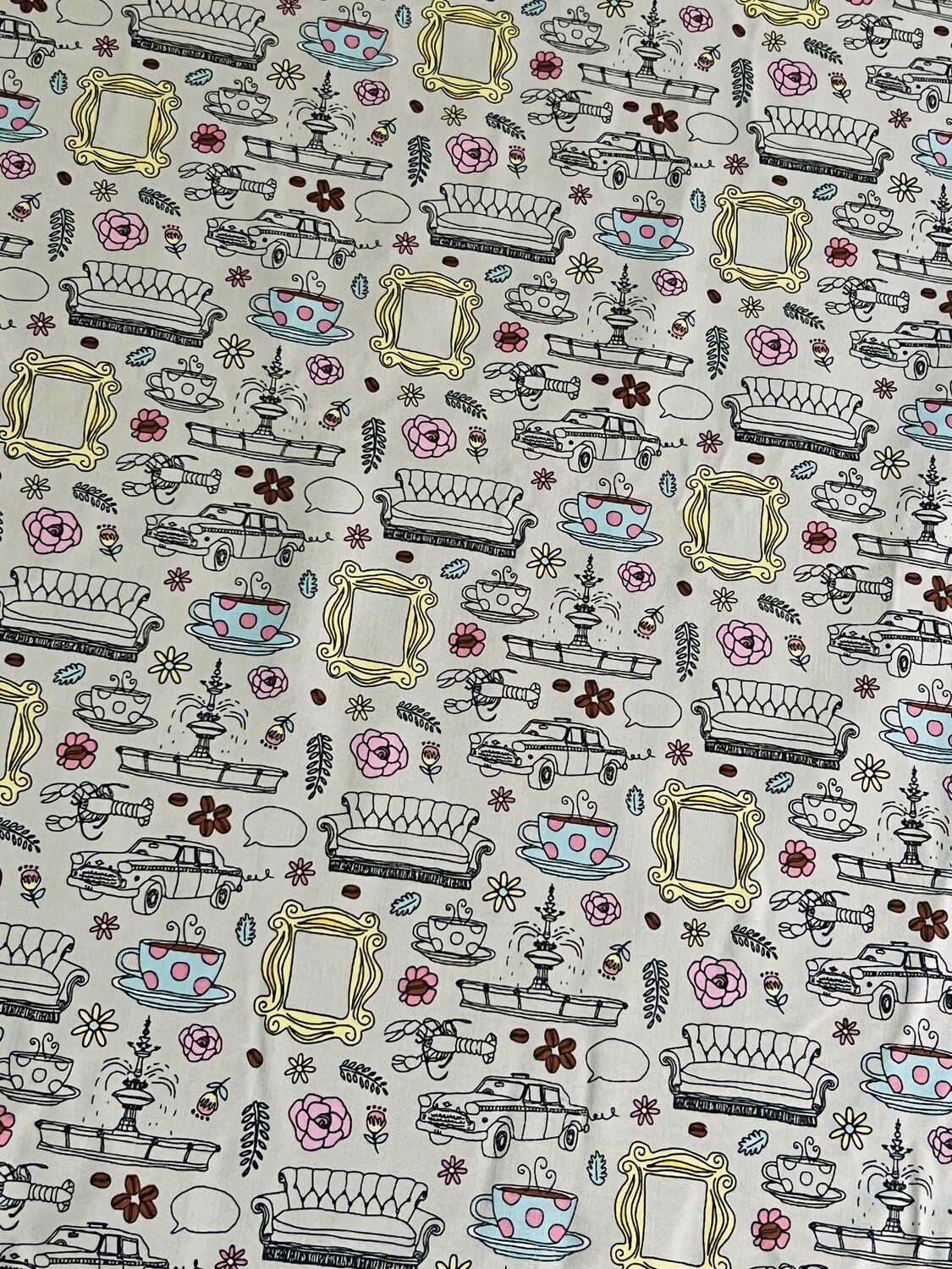 Friends Icons | Licensed Quilting Cotton | 112cm wide