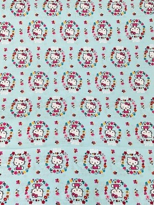 Hello Kitty Fall Flower Fancy | Licensed Quilting Cotton | 112cm wide