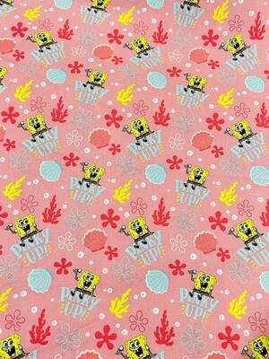 Spongebob, Pinky Up | Licensed Quilting Cotton | 112cm wide