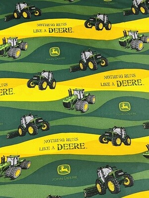 Nothing Runs Like A Deere, John Deere | Licensed Quilting Cotton | 112cm Wide