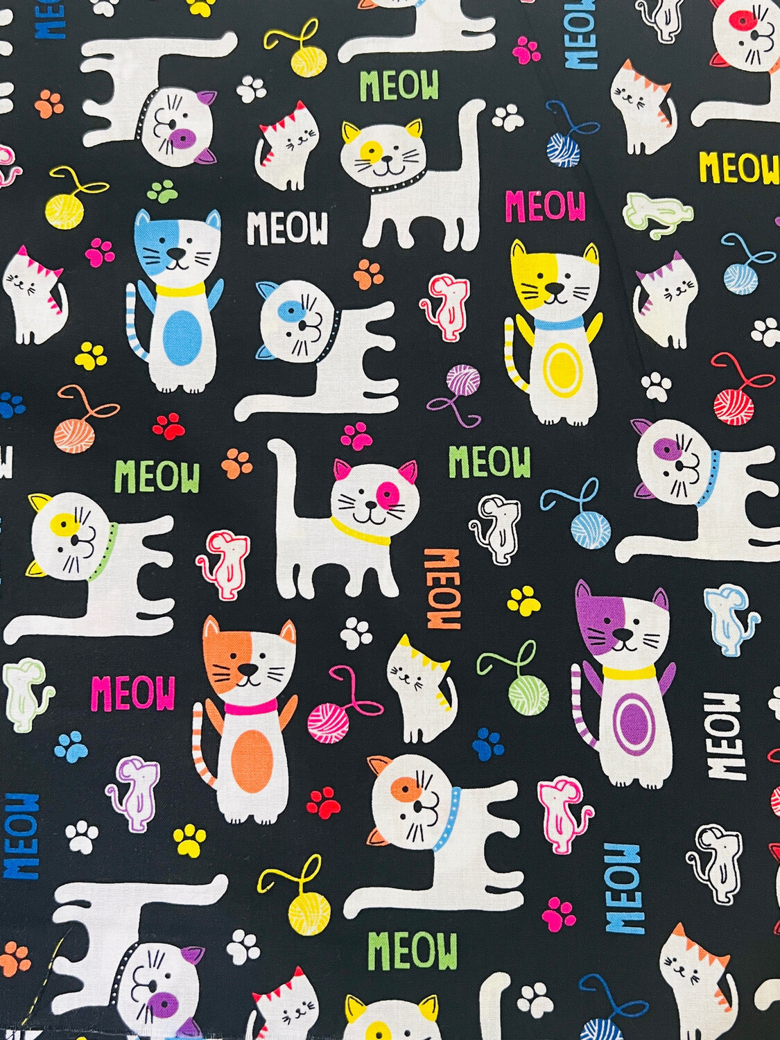 Meow | Quilting Cotton | 112cm wide - 0.5m Piece