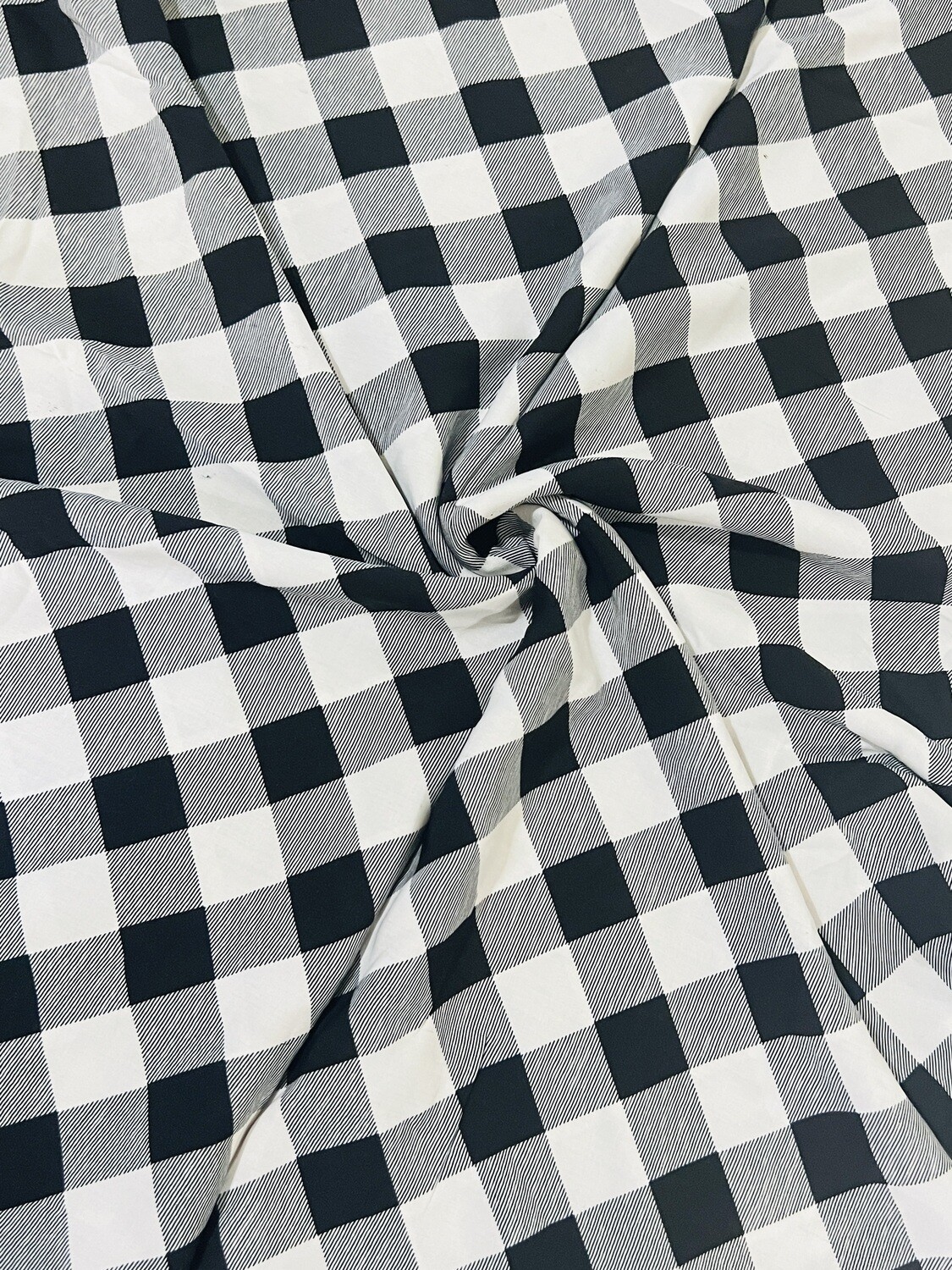 Black Checks | Rayon | 140cm wide