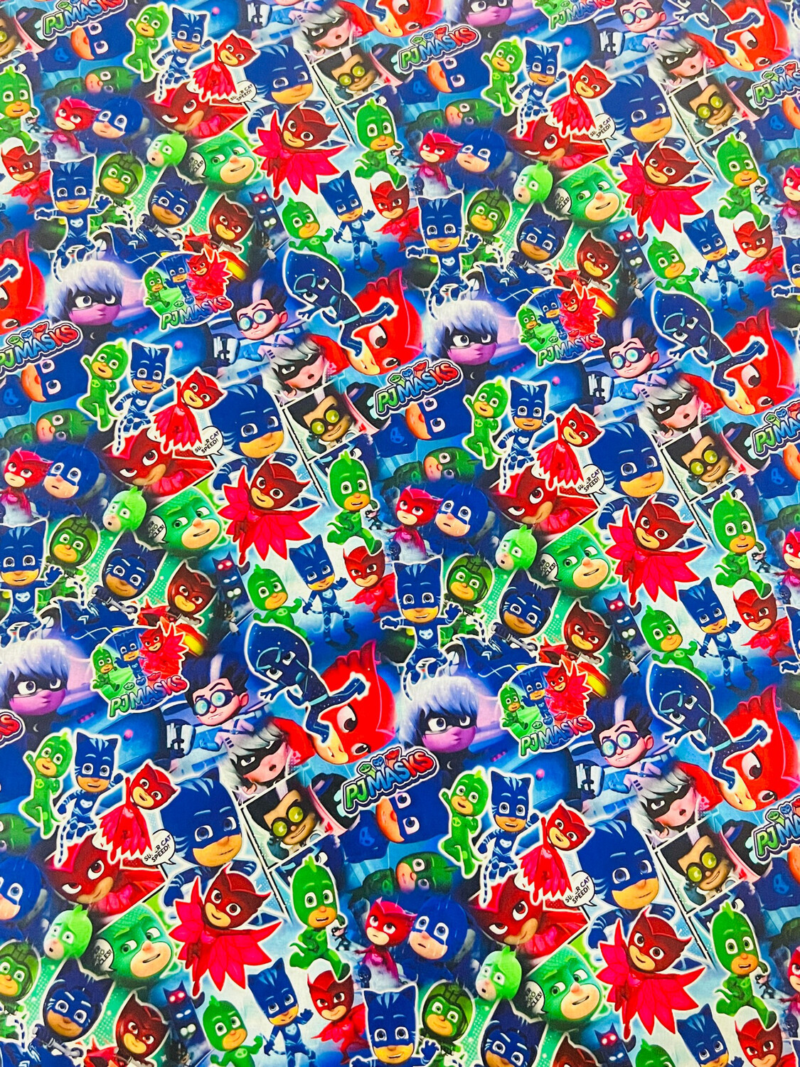 PJ Ninjas Allover | Custom Quilting Cotton | 145cm wide - 0.5m Piece