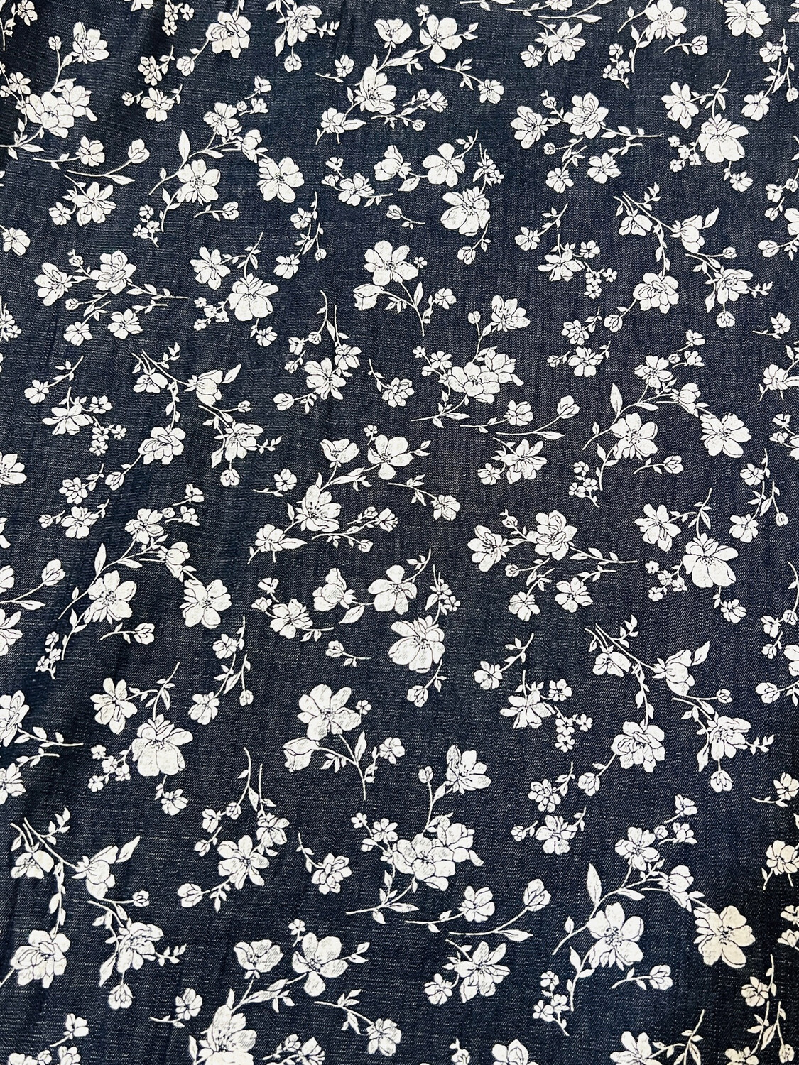 Floral | Printed Denim | 150cm wide