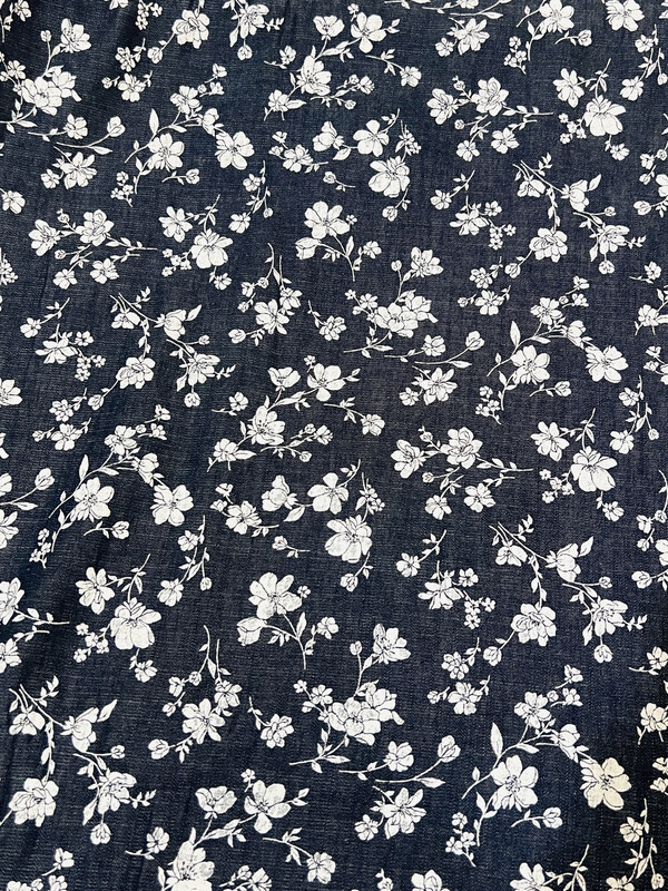Floral | Printed Denim | 150cm wide