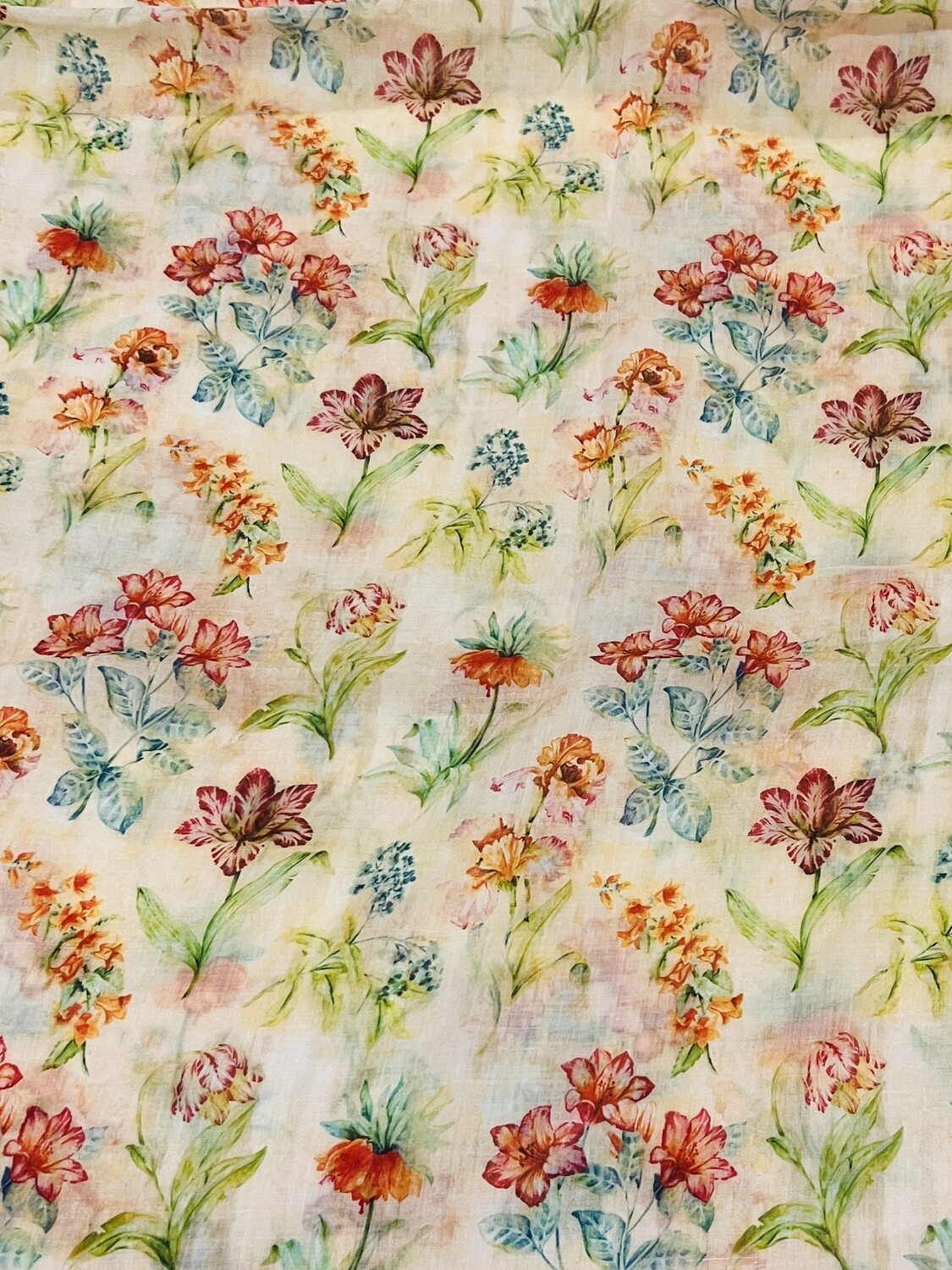 Autumn Fields | Lightweight Linen Cotton Blend | 150cm wide - 1.25m Piece