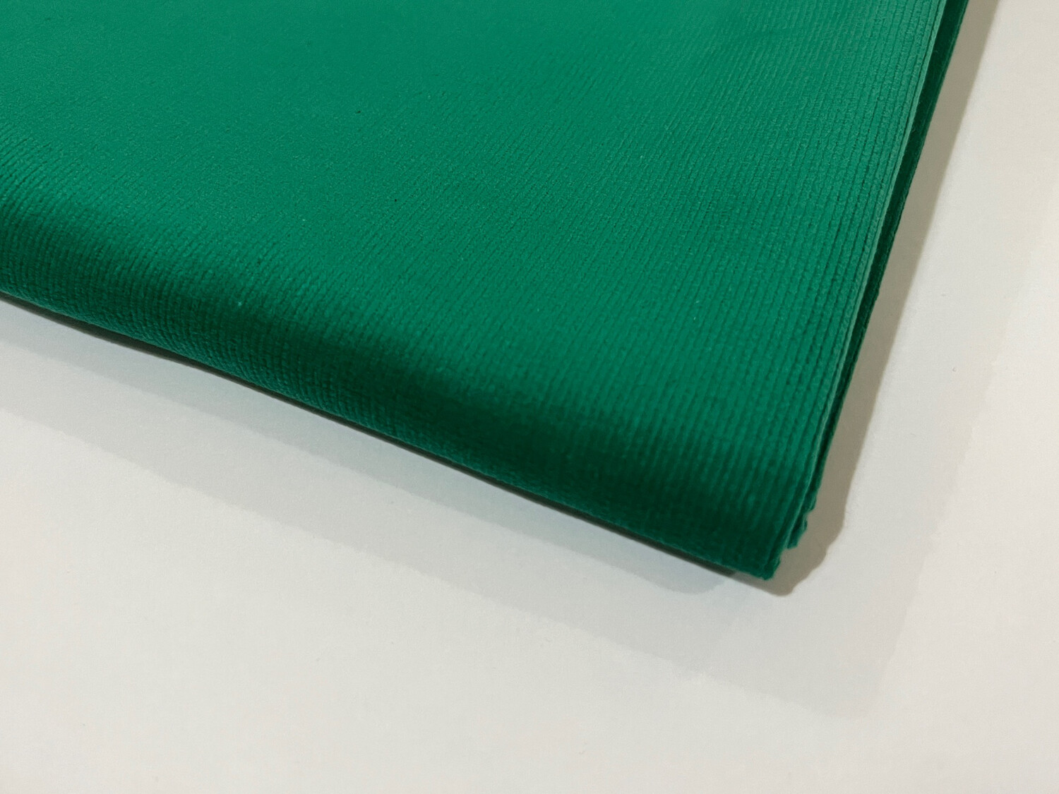 Solid Emerald | Stretch Pinwale Corduroy | 150cm Wide - 0.45m Piece