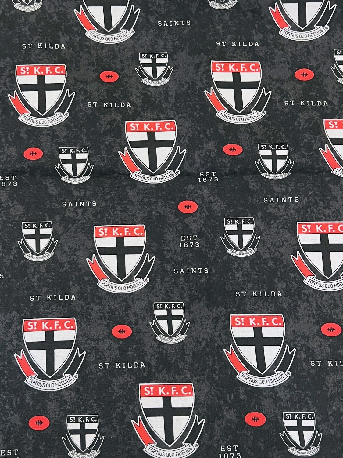 St Kilda Saints AFL | Licensed Quilting Cotton | 112cm Wide