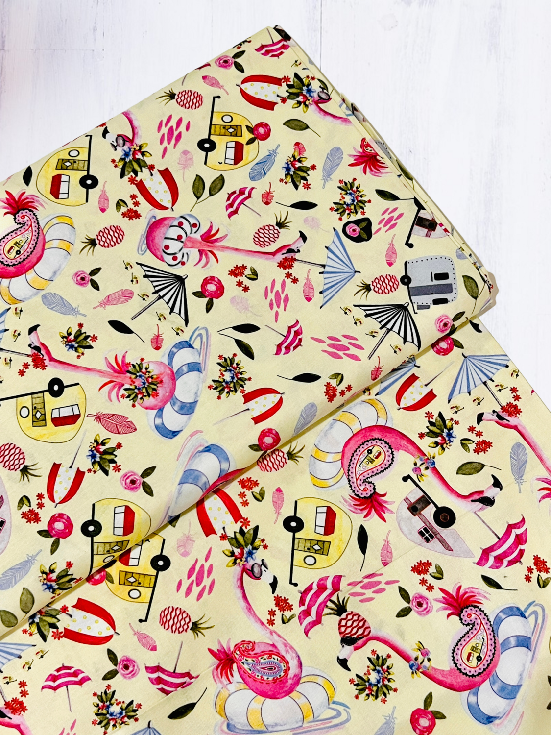 Vacation, Yellow | Quilting Cotton | 112cm wide