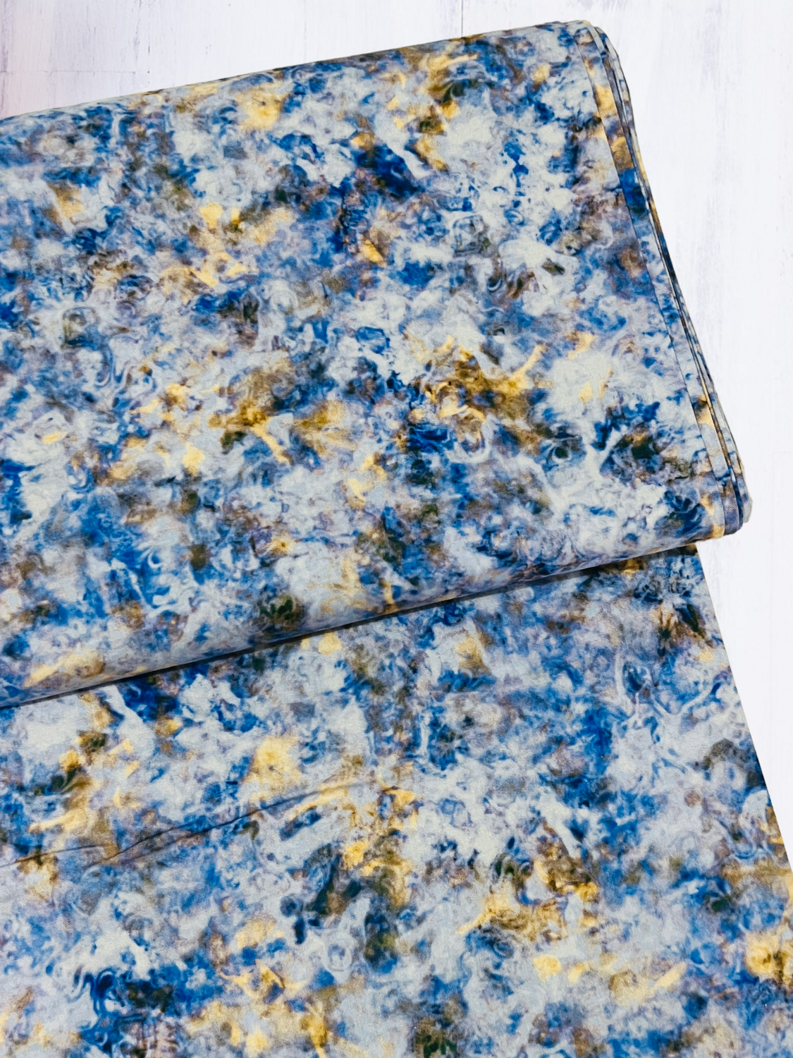 Tie-Dye Marble, Lake | Quilting Cotton | 112cm wide