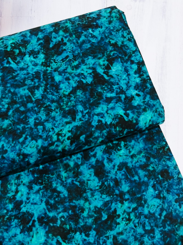 Tie-Dye Marble, Midnight | Quilting Cotton | 112cm wide